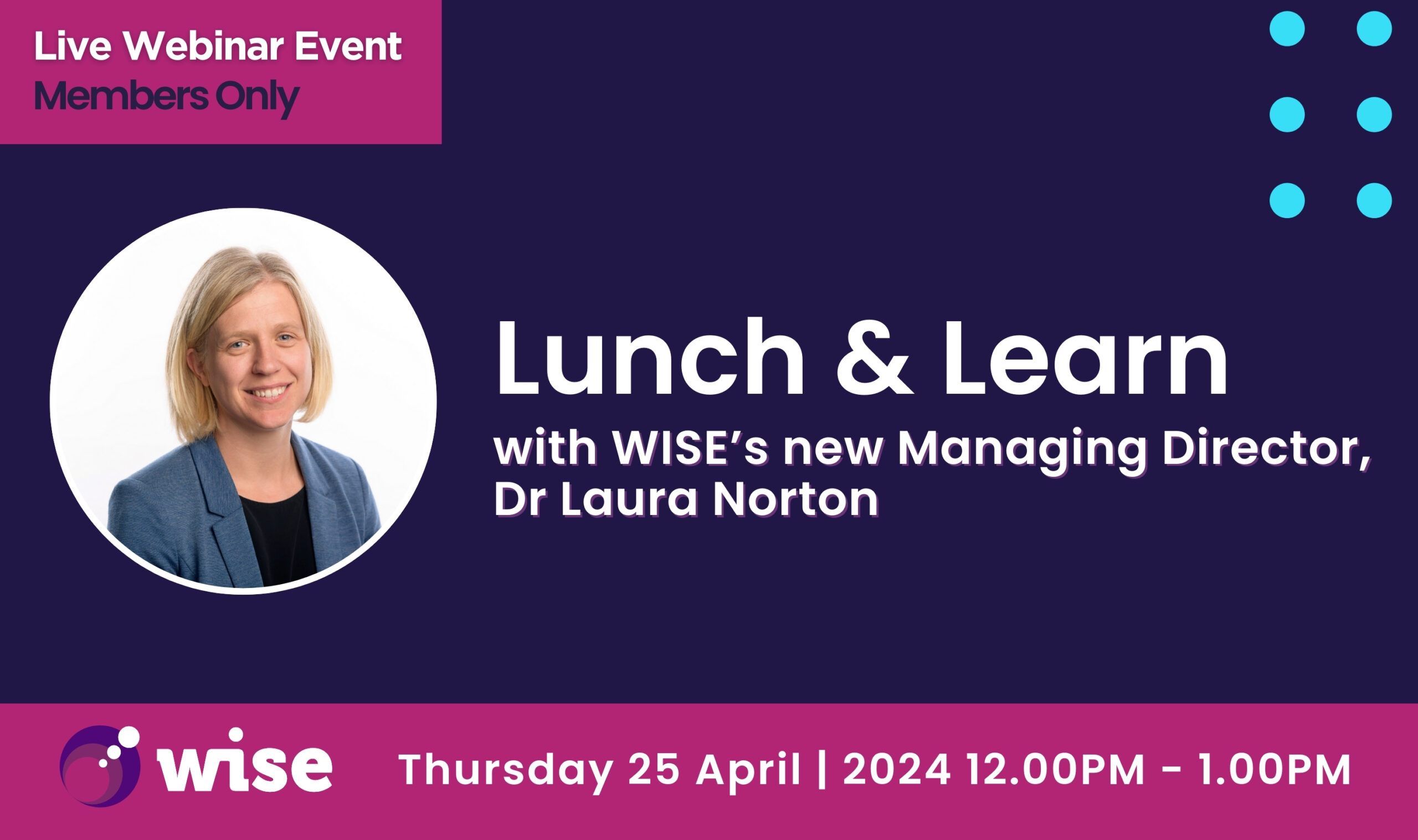 Lunch and Learn with Dr Laura Norton